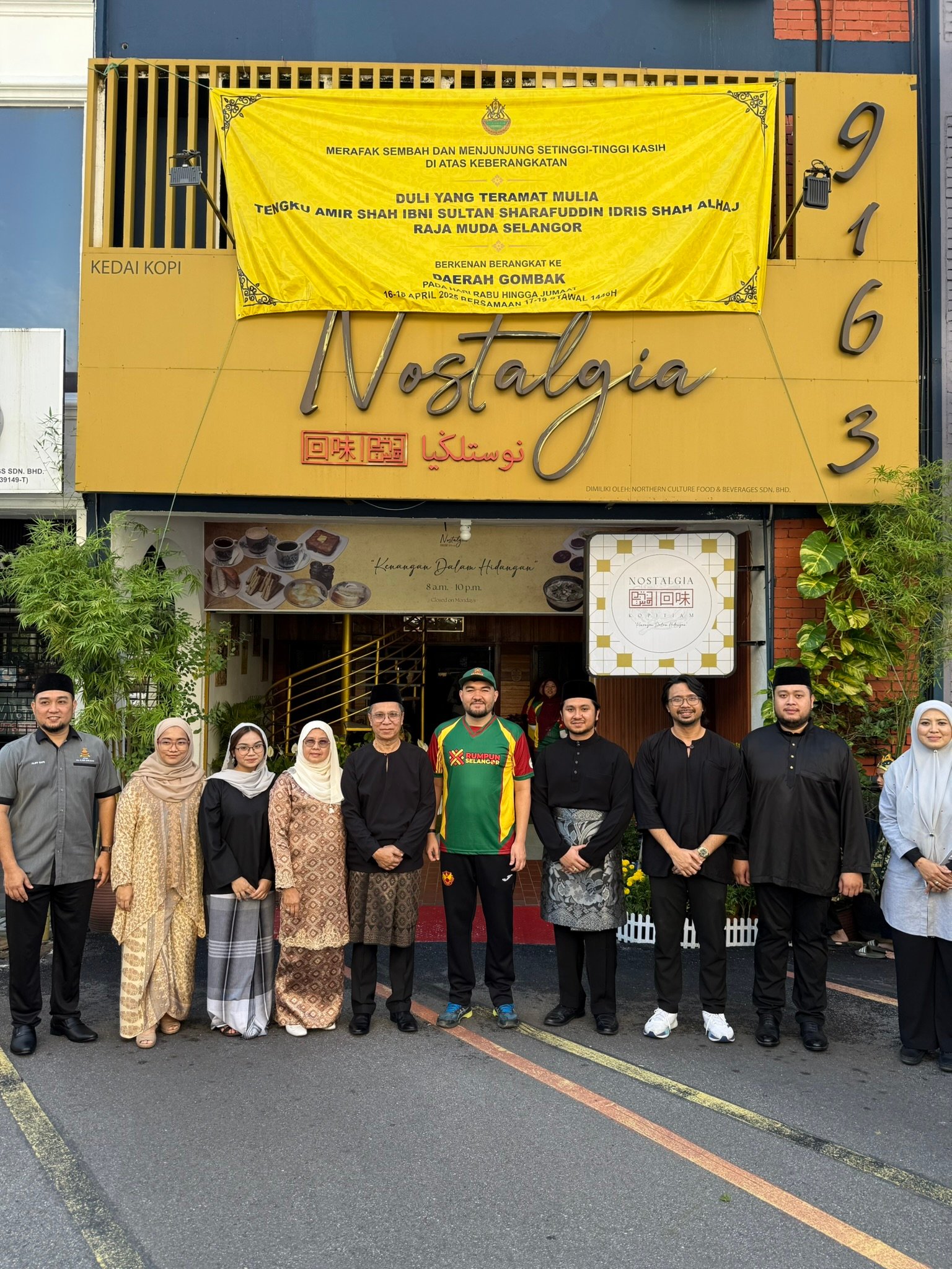 Keberangkatan Raja Muda Selangor